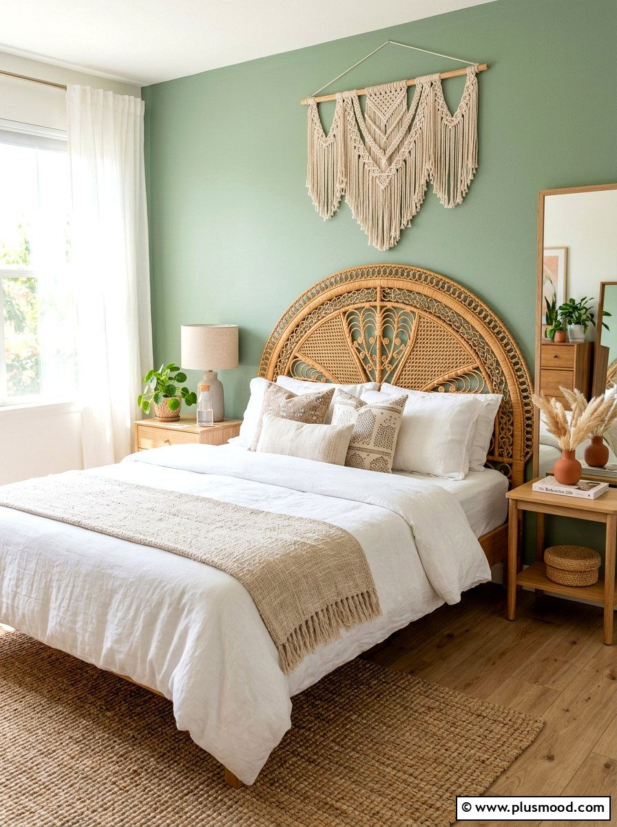 Rattan Headboard For Bed - 25 summer rattan decor ideas