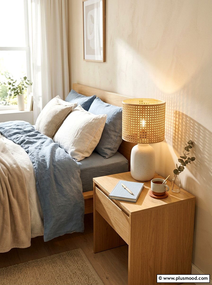 Rattan Lamp Shade Table - 25 summer rattan decor ideas