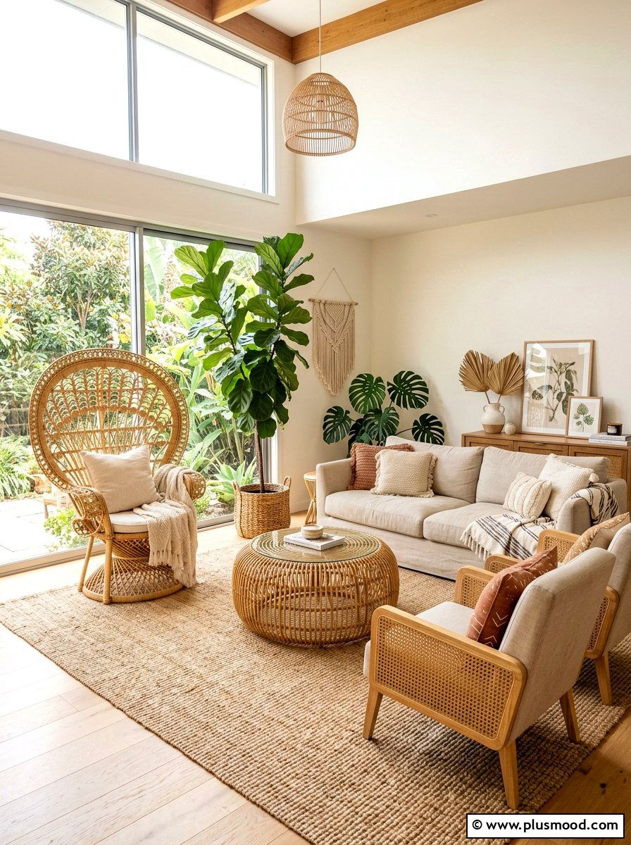 Rattan Living Room Decor - 25 summer room decor ideas
