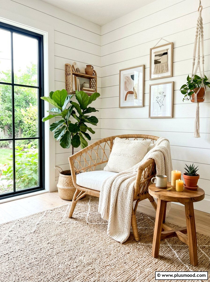 Rattan Lounge Chair - 25 summer home decor ideas