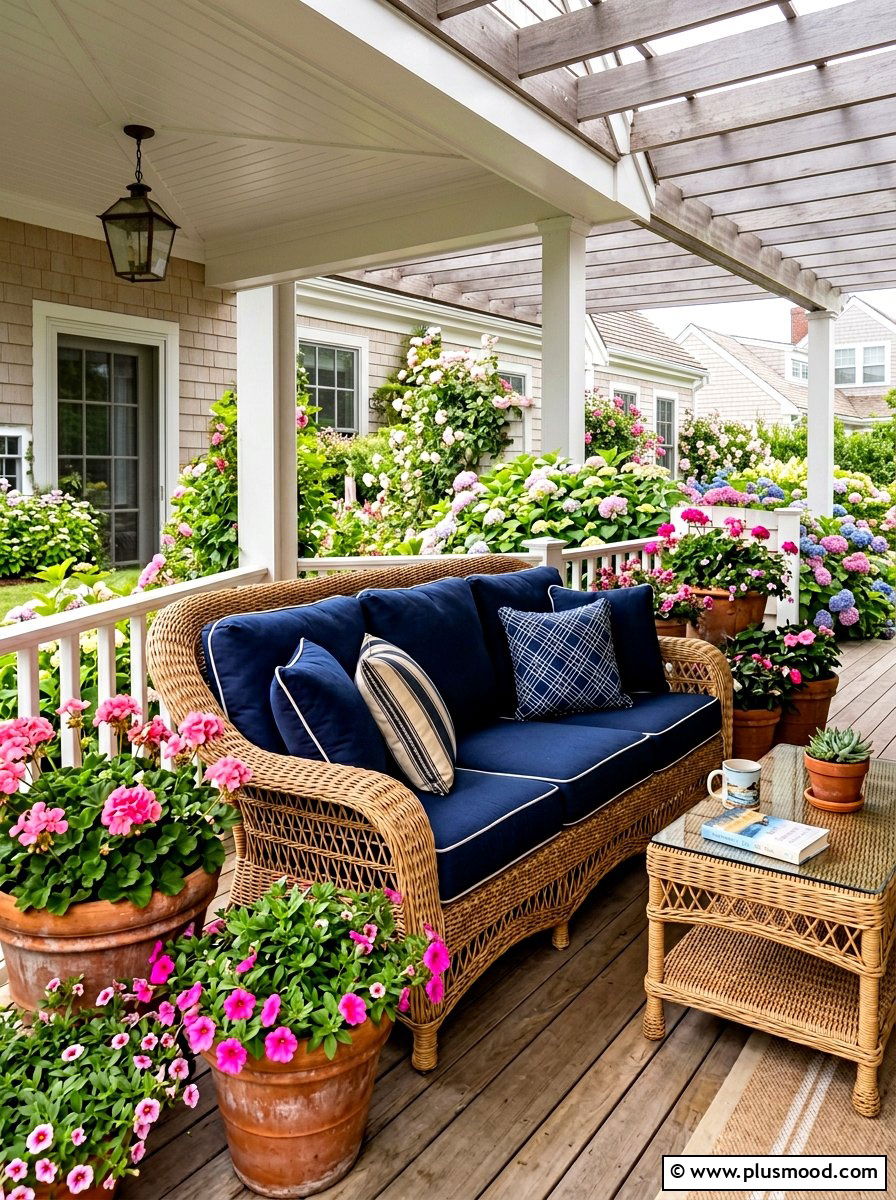 Rattan Porch Furniture - 25 beautiful summer home decor ideas