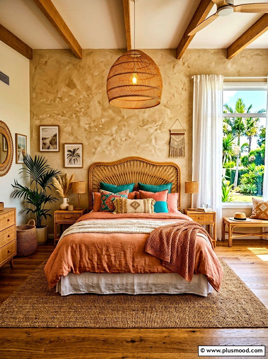 Rattan Summer Master Bedroom - 25 summer master bedroom ideas