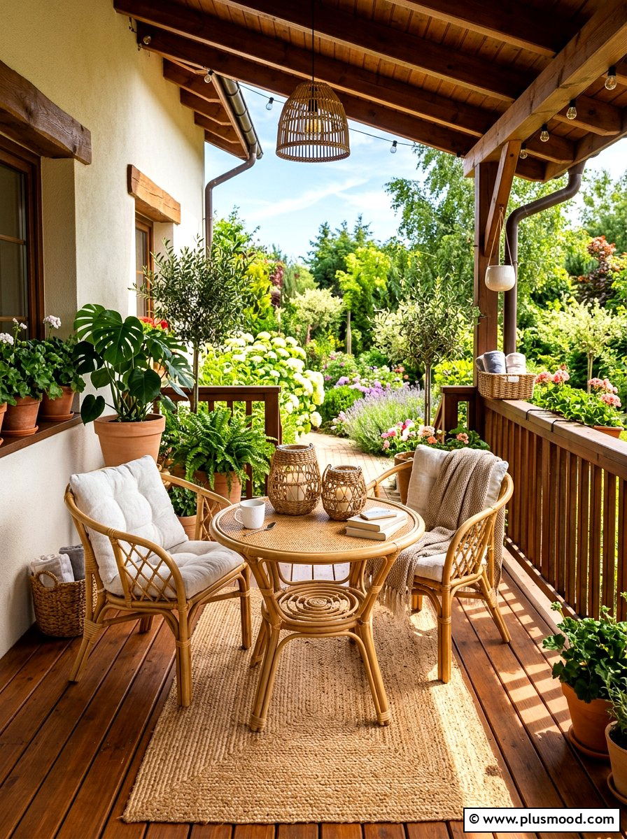 Rattan decor porch - 25 best summer front porch decor ideas
