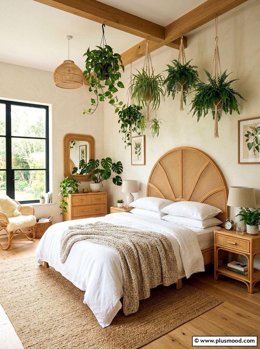 Rattan furniture bedroom - 25 summer teen bedroom ideas