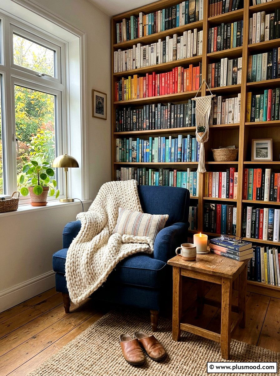 Reading Nook Layers - 25 summer transition decor ideas