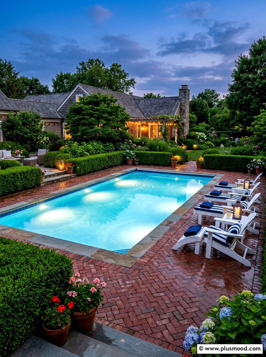 Recessed Pool Wall Light - 25 summer pool lighting ideas