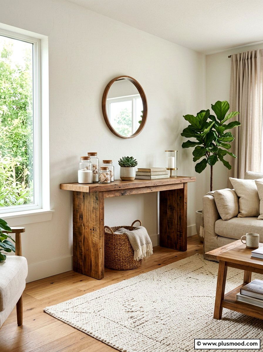 25 Summer Console Table Ideas for Living Room Style Refresh
