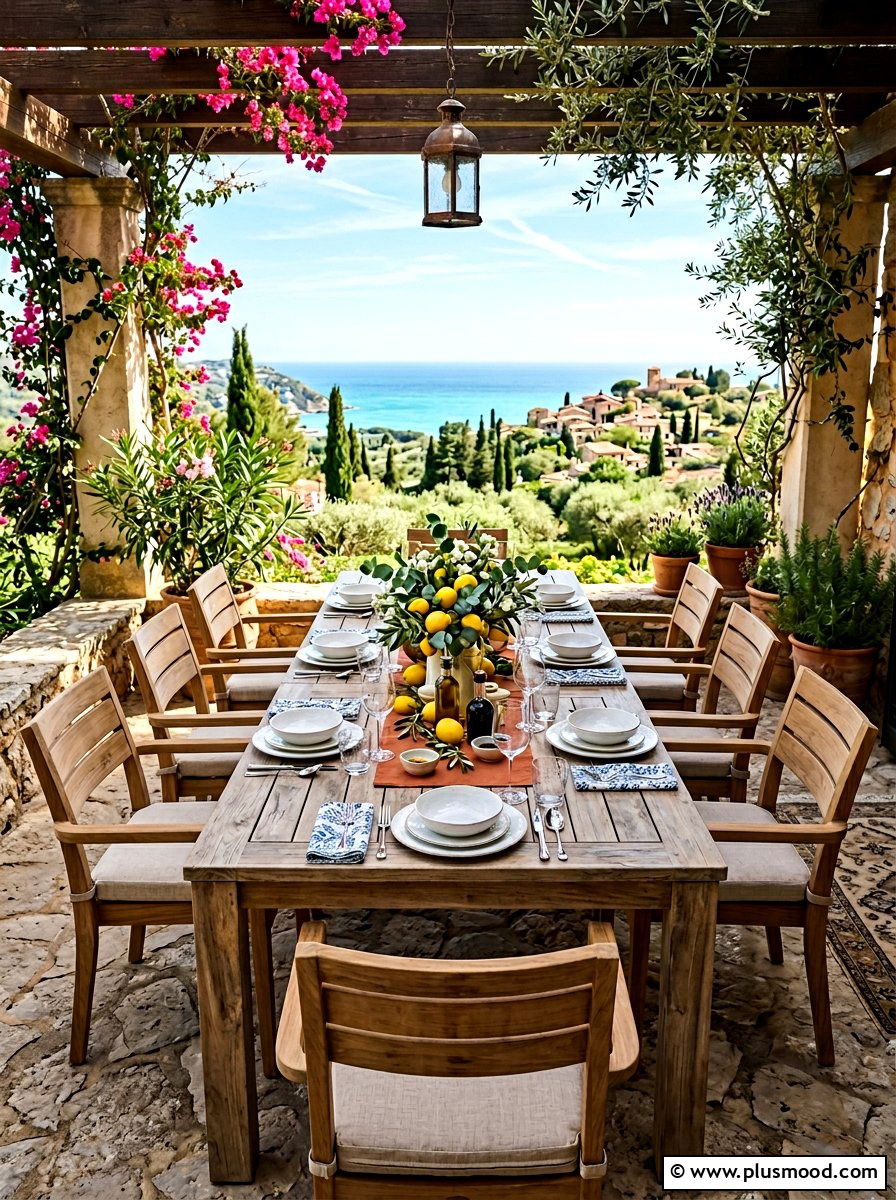 Rectangular Dining Table - 25 summer porch refresh for entertaining ideas