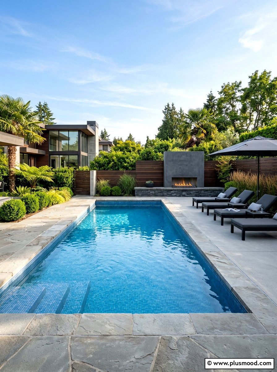 Rectangular Inground Pool - 25 summer pool ideas