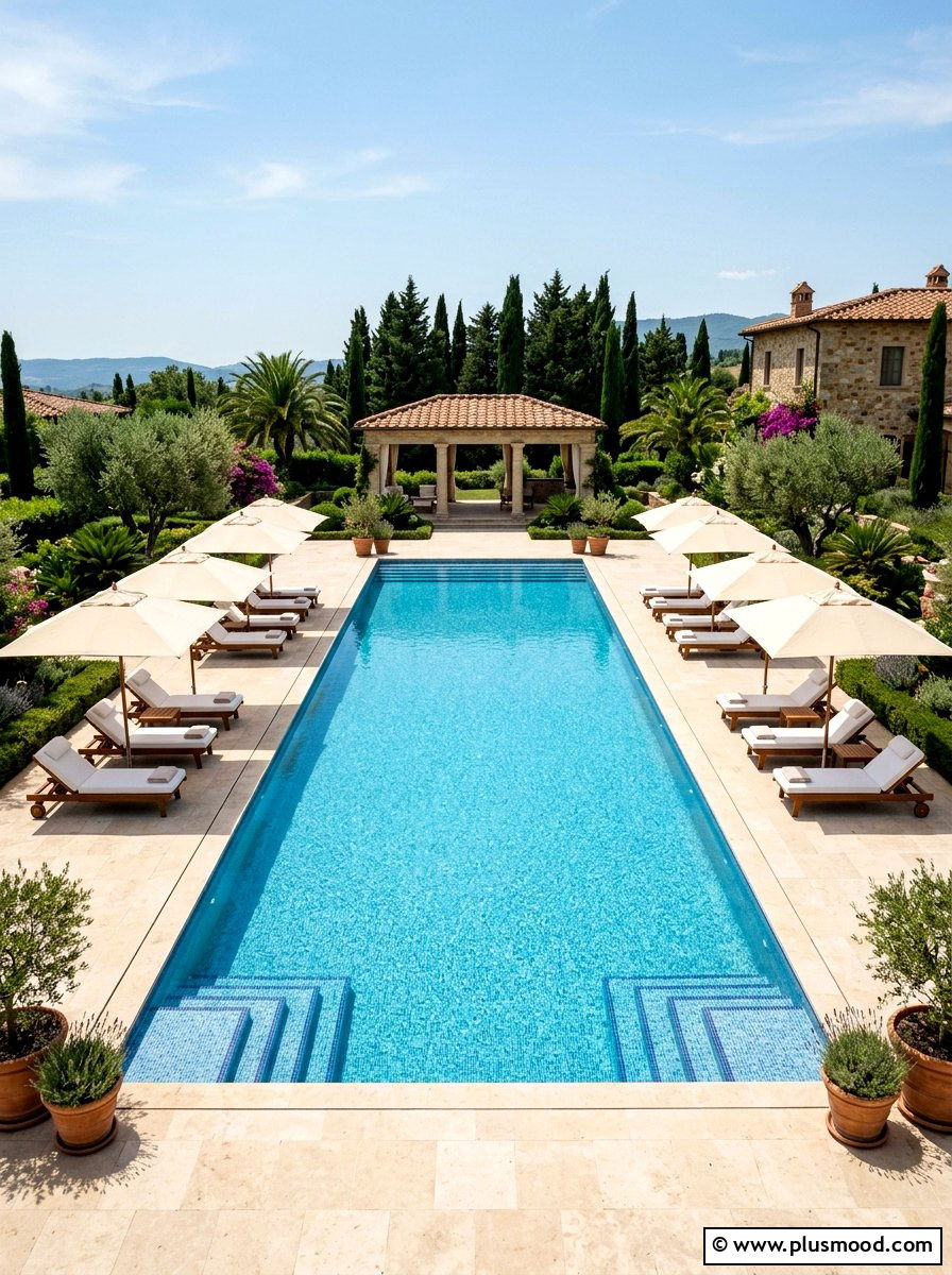 Rectangular Pool - 25 small backyard ideas with pool