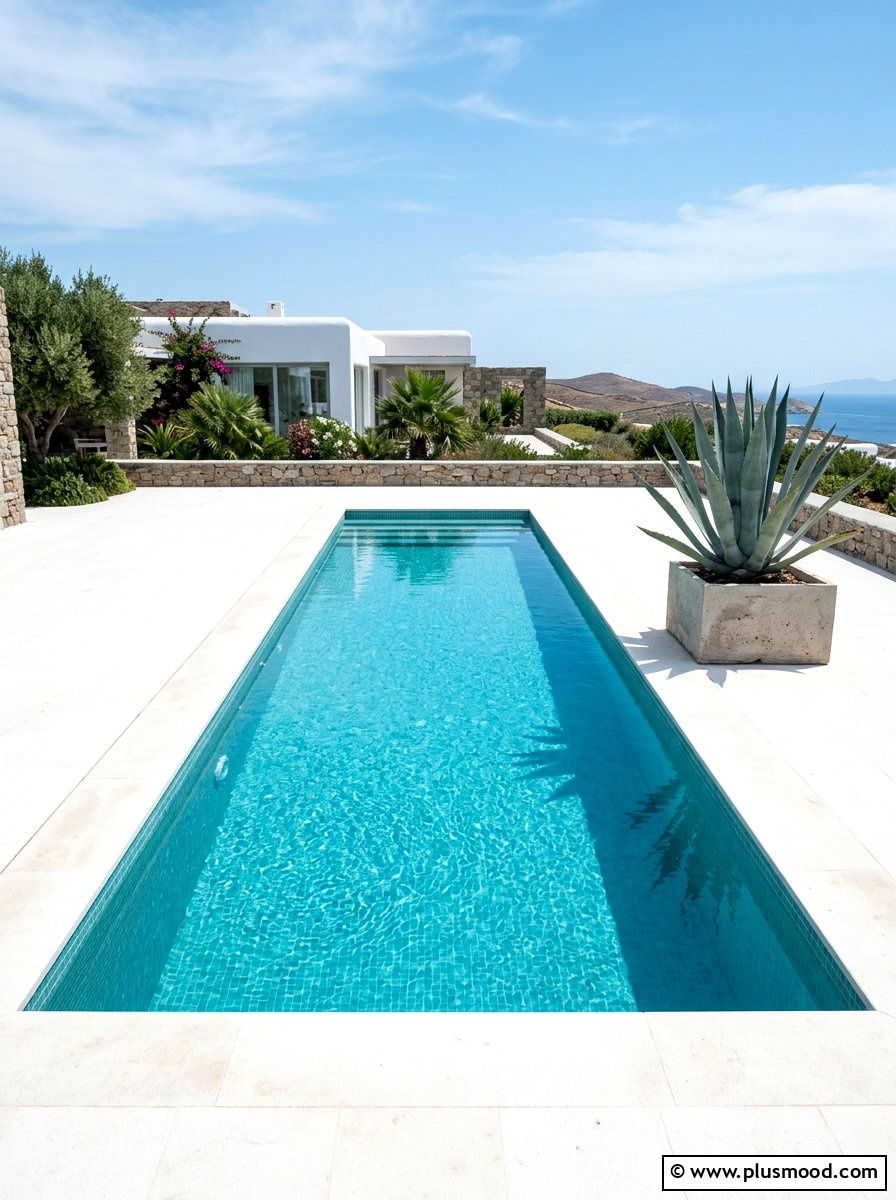 Rectangular plunge pool - 25 small backyard ideas for minimalist style