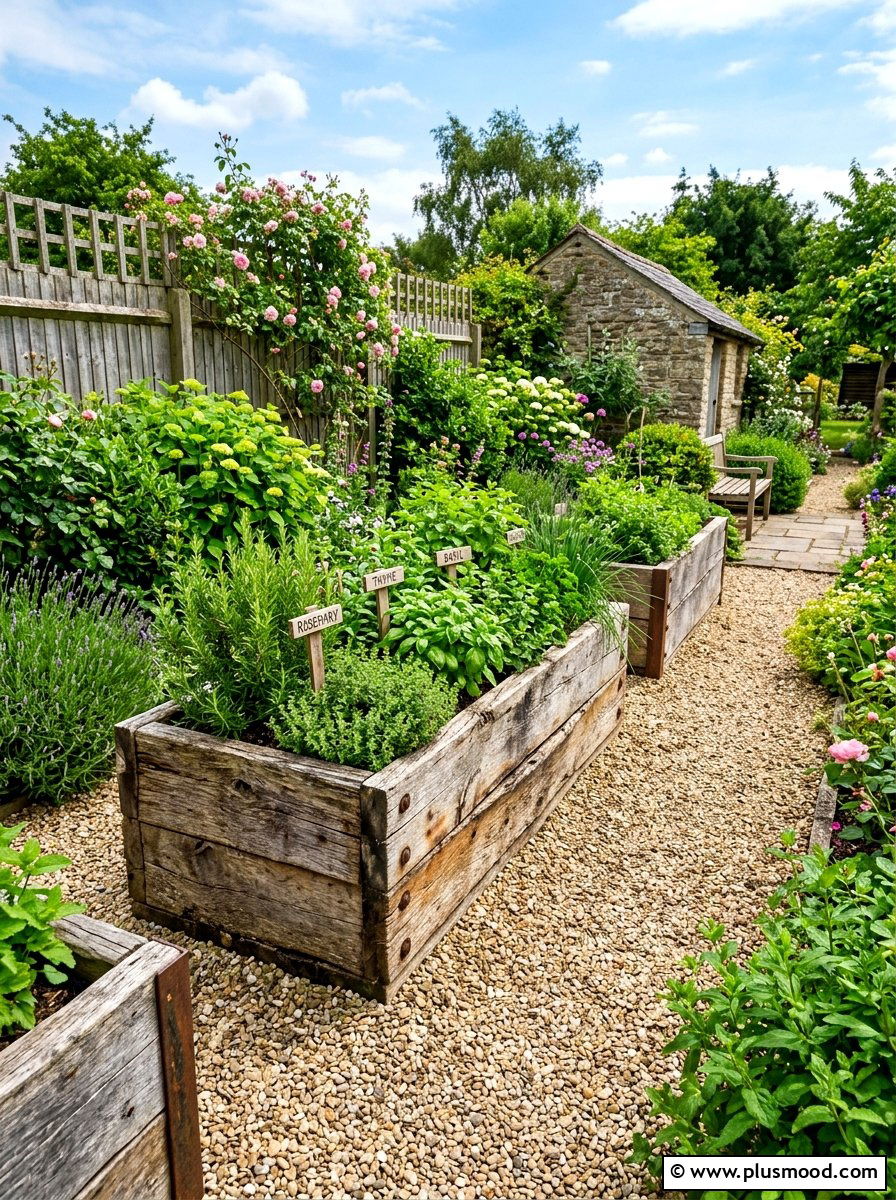 Recycled Wood Planter Box - 25 summer boho planter ideas
