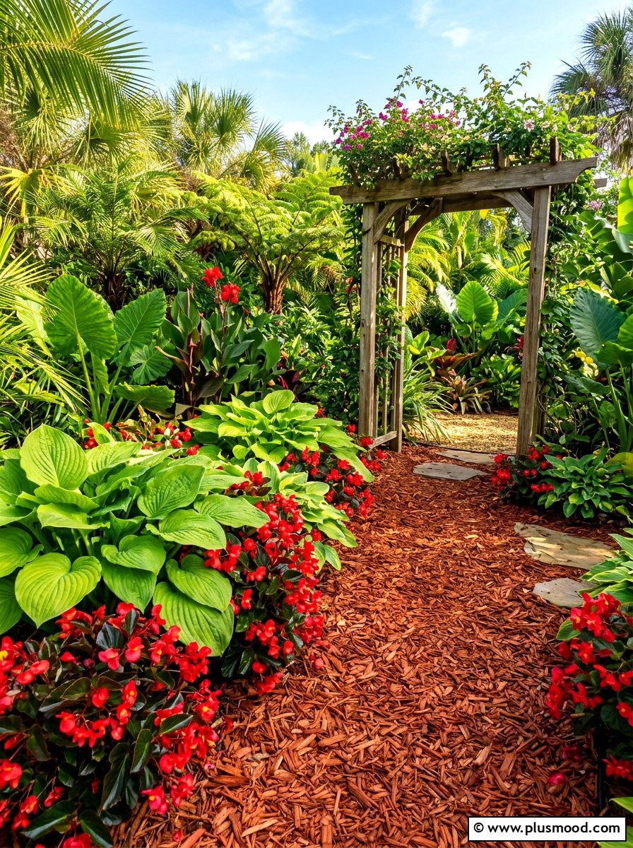Red cedar wood mulch - 25 summer mulch ideas for summer landscaping