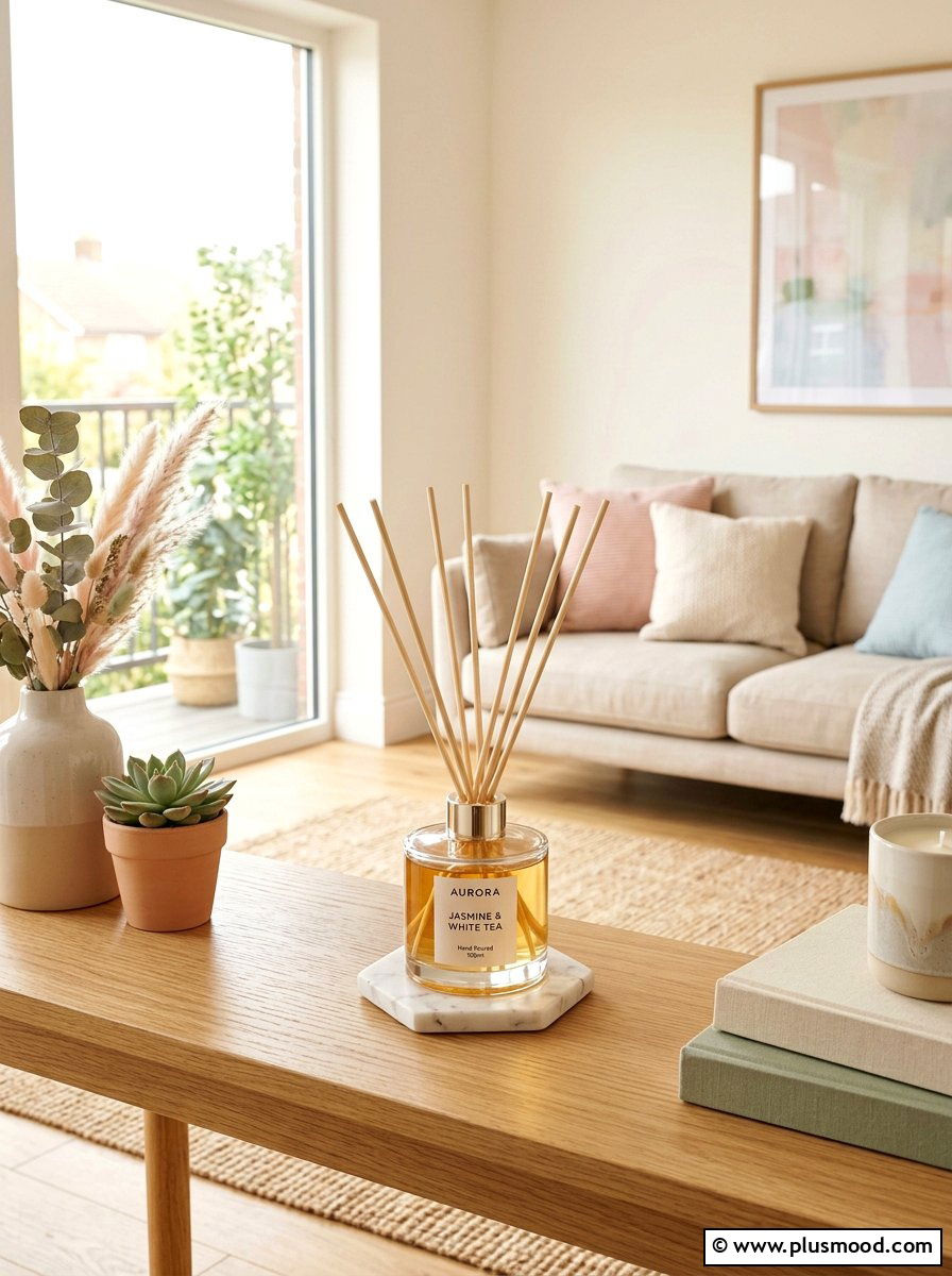 Reed Diffuser Set - 25 summer coffee table decor ideas