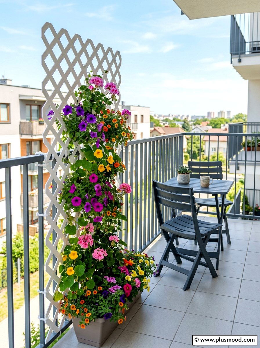 Removable Balcony Trellis Screen - 25 summer balcony trellis ideas