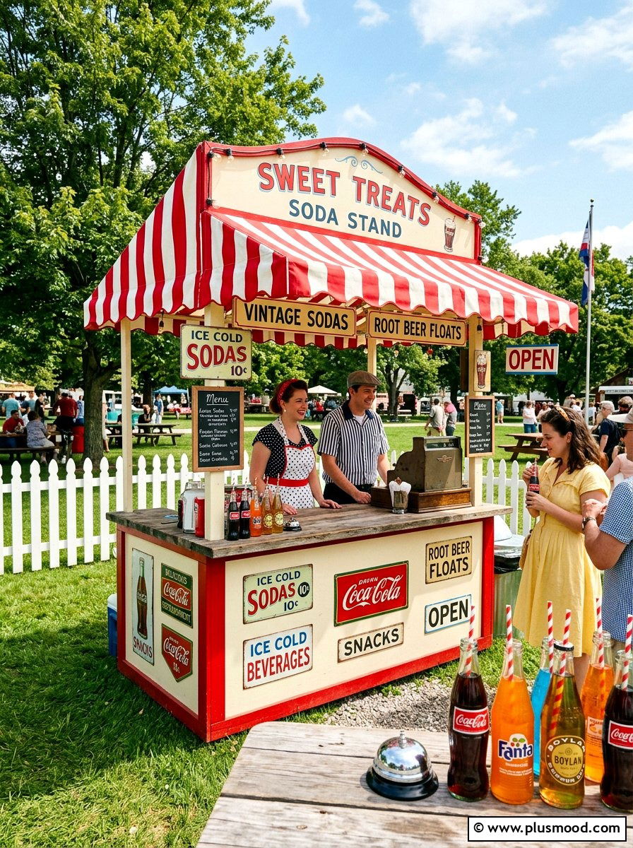 Retro Soda Stand - 25 summer lemonade bar ideas