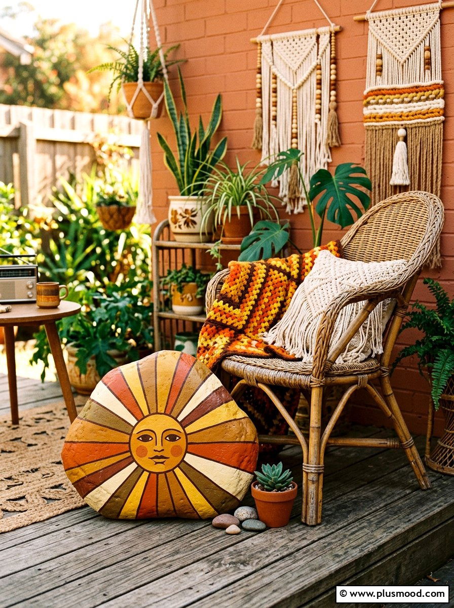 25 Painted Rock Ideas With Sun Design for Bright Decor
