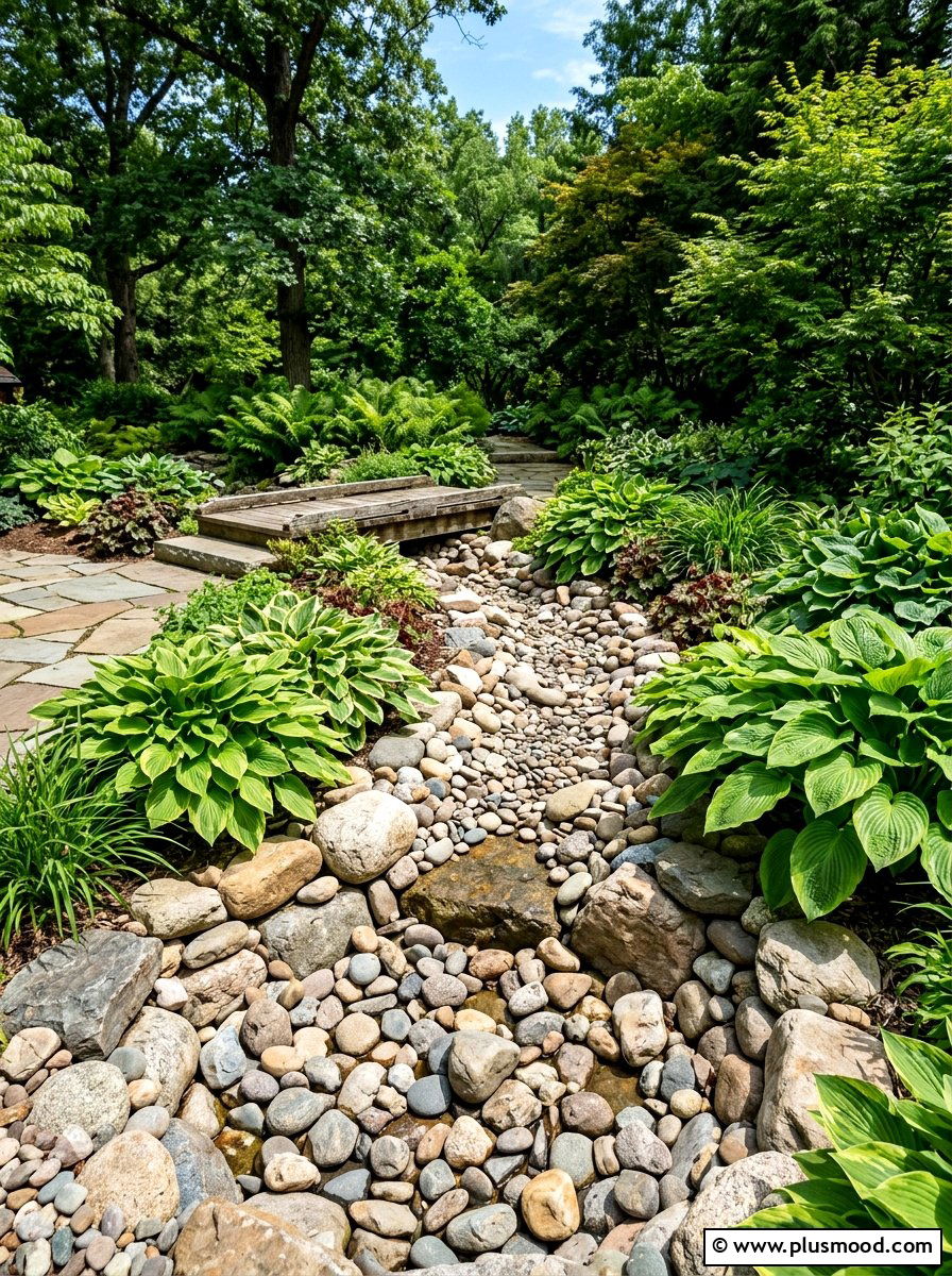 River rock pool drainage - 25 pool landscaping ideas on a budget
