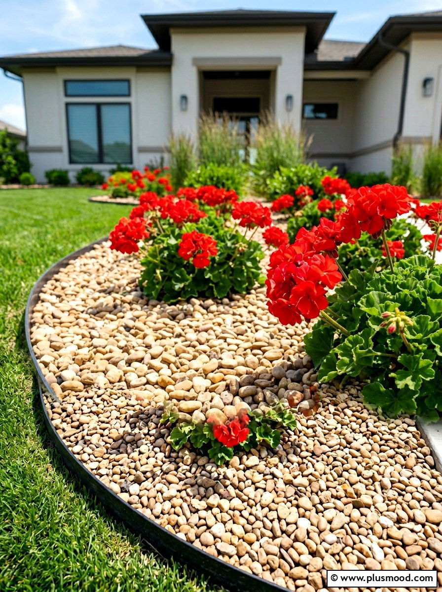 Rock Flower Bed Mulch - 25 summer rock landscaping ideas