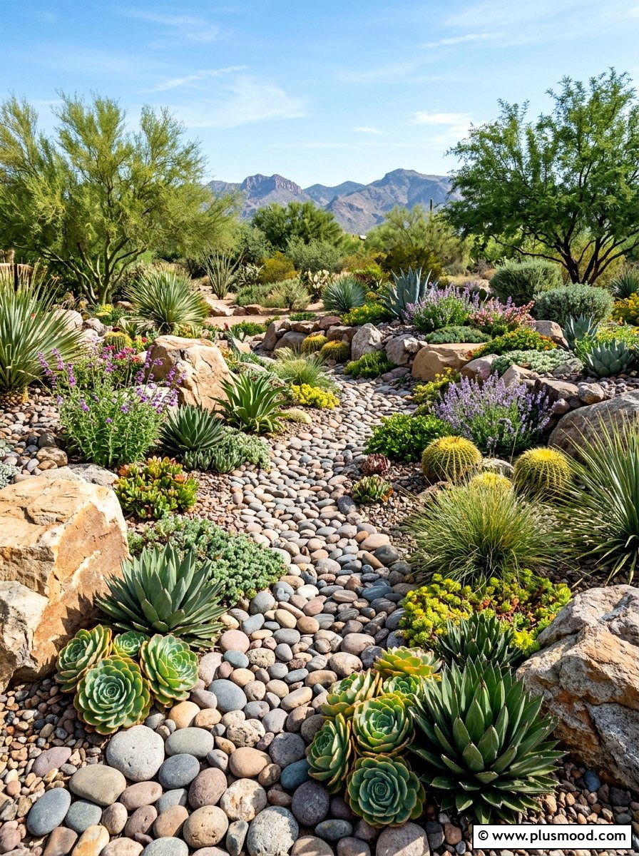 Rock Garden - 25 small backyard ideas for tiny homes