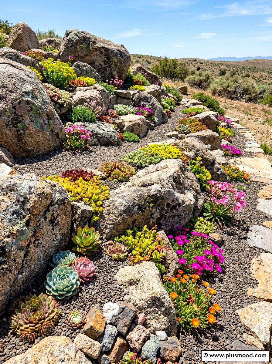 Rock Garden - 25 summer cottage landscaping ideas