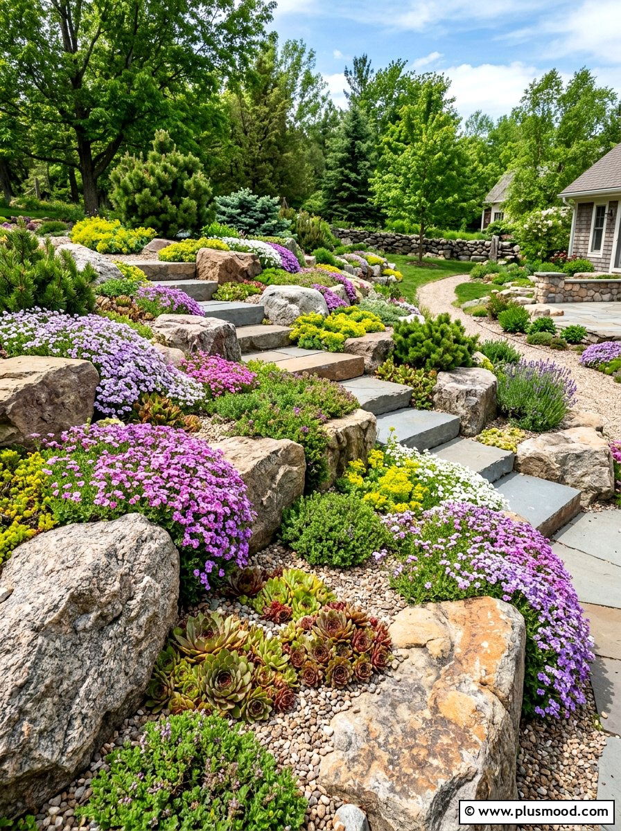 Rock Garden - 25 summer drought tolerant garden ideas