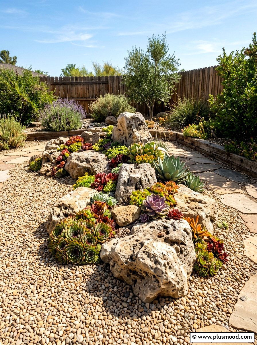 Rock Garden For Small Backyard - 25 small backyard ideas with succulent garden