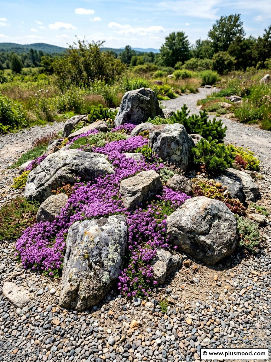 Rock Garden Island Bed - 25 summer island bed ideas