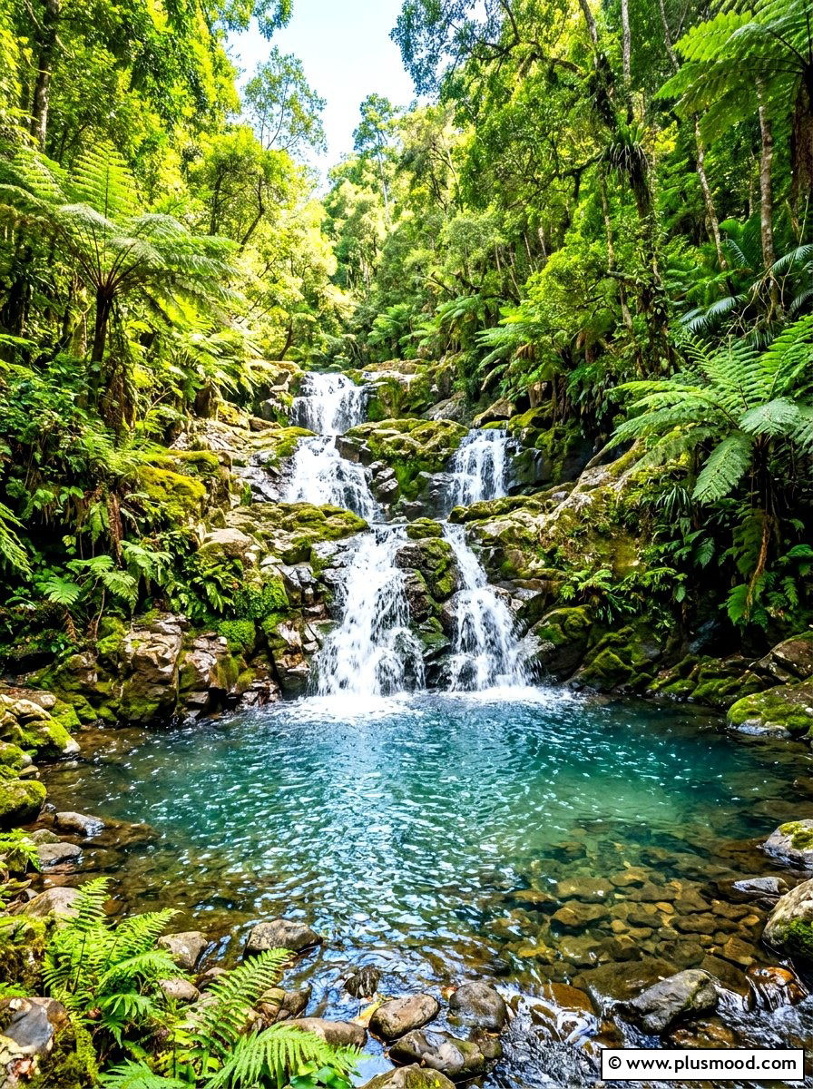 Rock Pool Waterfall - 25 summer tropical pool ideas