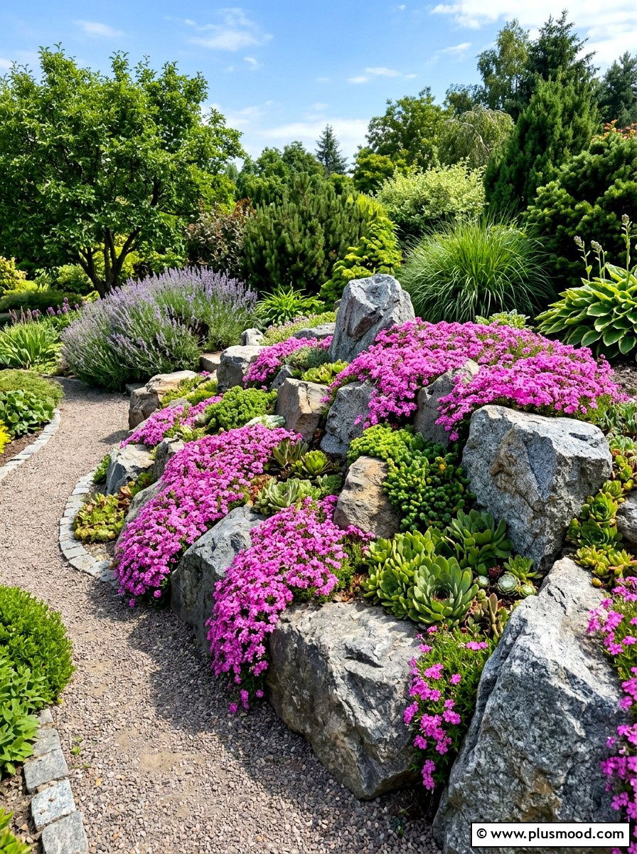 Rock garden flowers - 25 summer flower bed ideas
