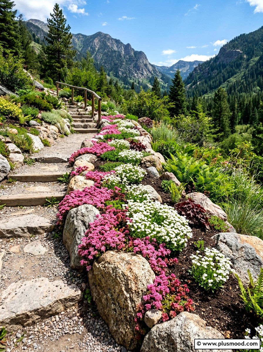 Rock narrow flower bed - 25 summer narrow flower bed ideas