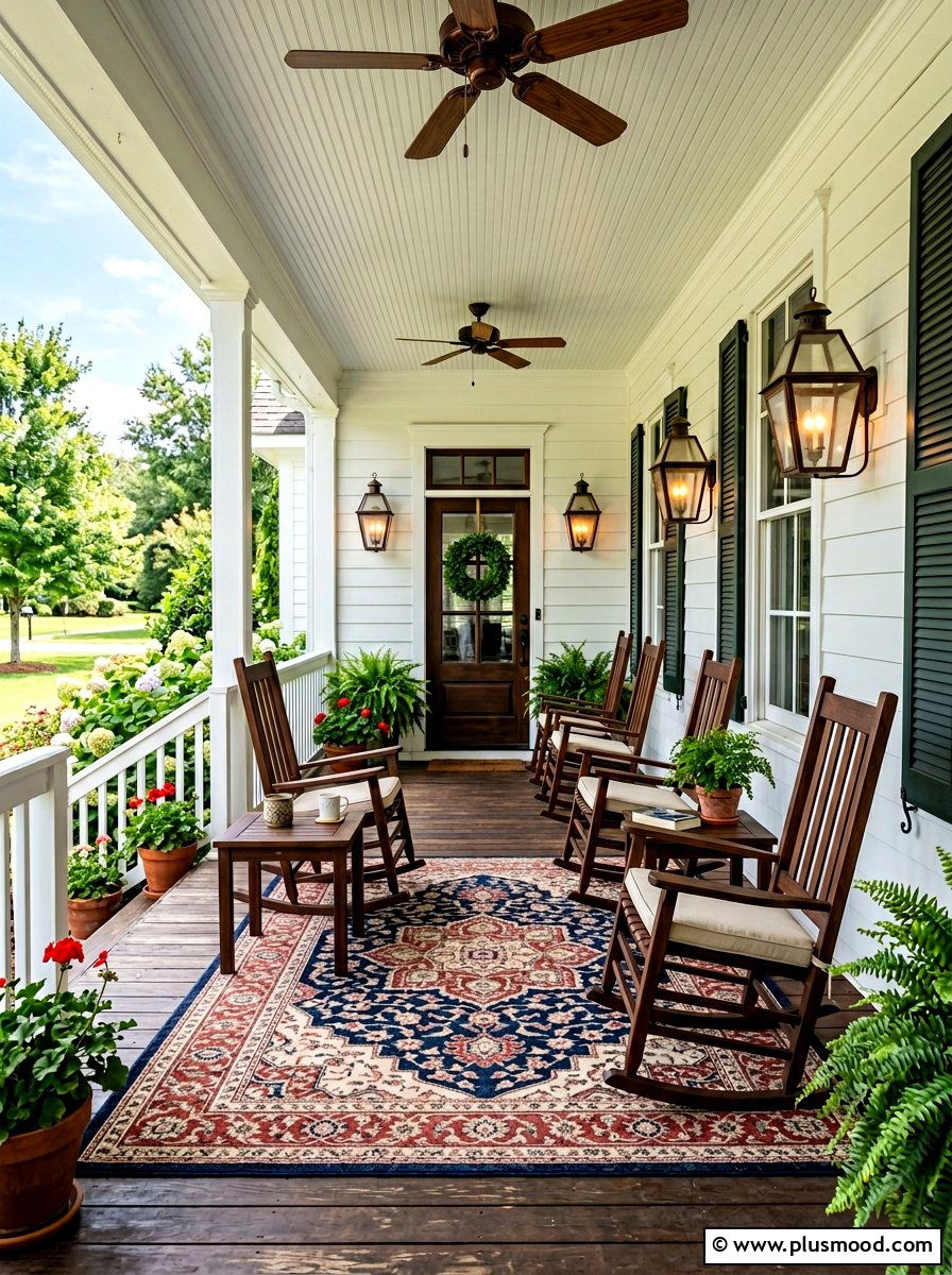 Rocking Chair Front Porch - 25 summer cottage front porch ideas