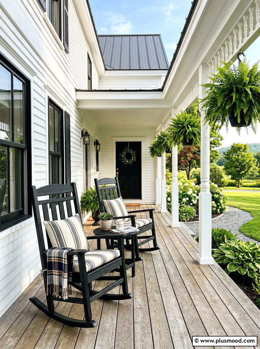 Rocking Chair Porch Set - 25 summer patio seating ideas