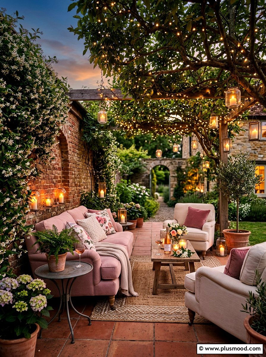 Romantic Patio - 25 summer patio decor ideas