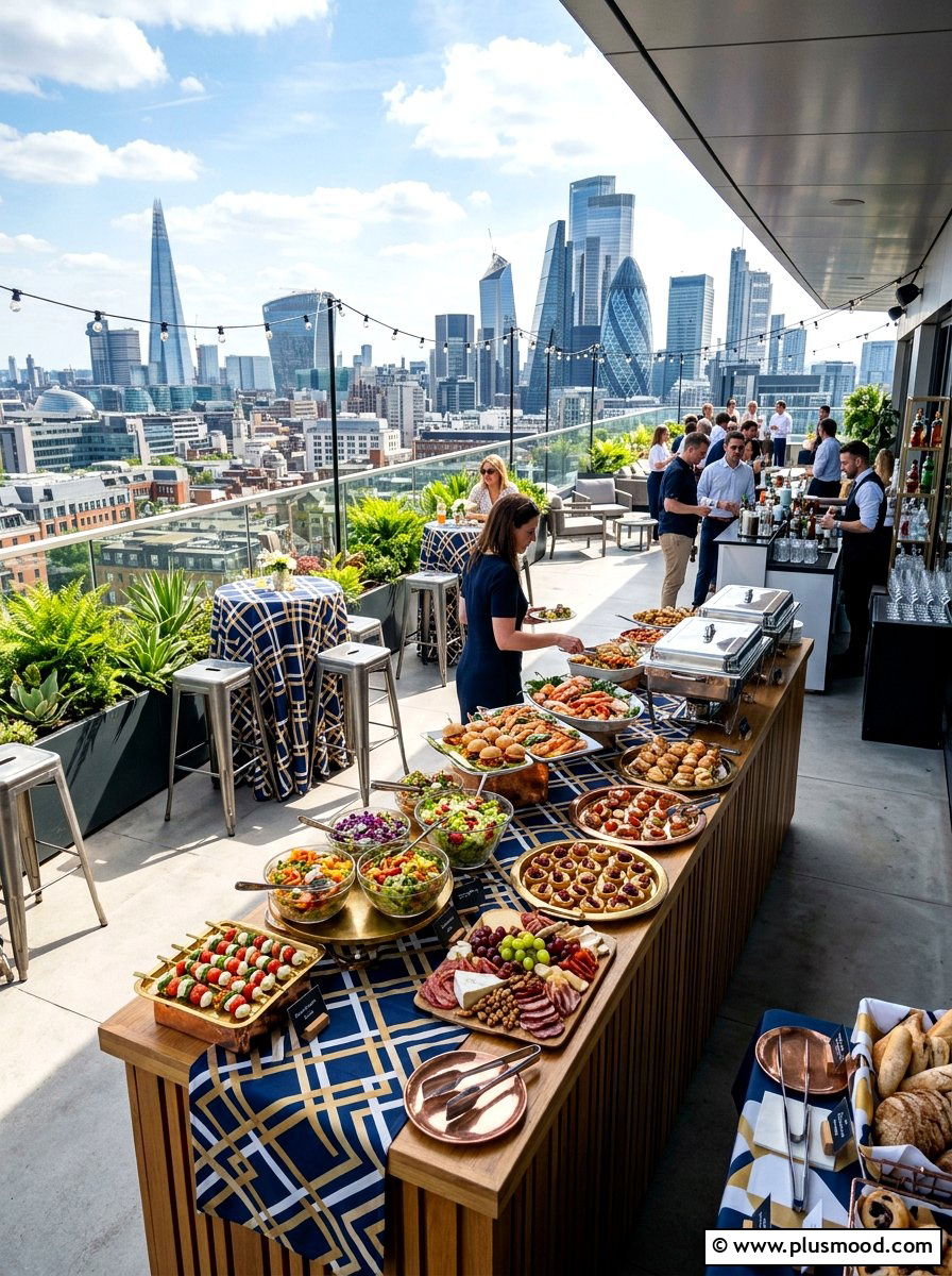 Rooftop Party Buffet - 25 summer outdoor buffet ideas