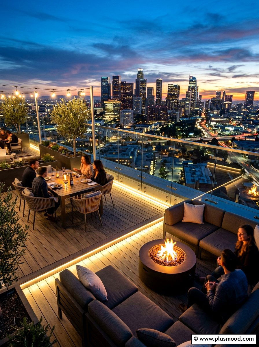 Rooftop patio dining - 25 summer patio dining ideas