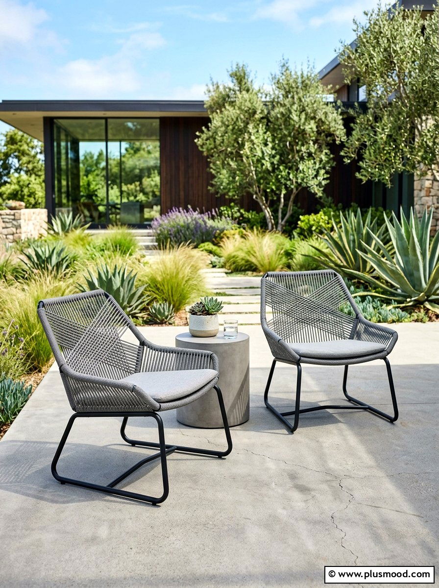 Rope Weave Chairs - 25 summer patio seating ideas