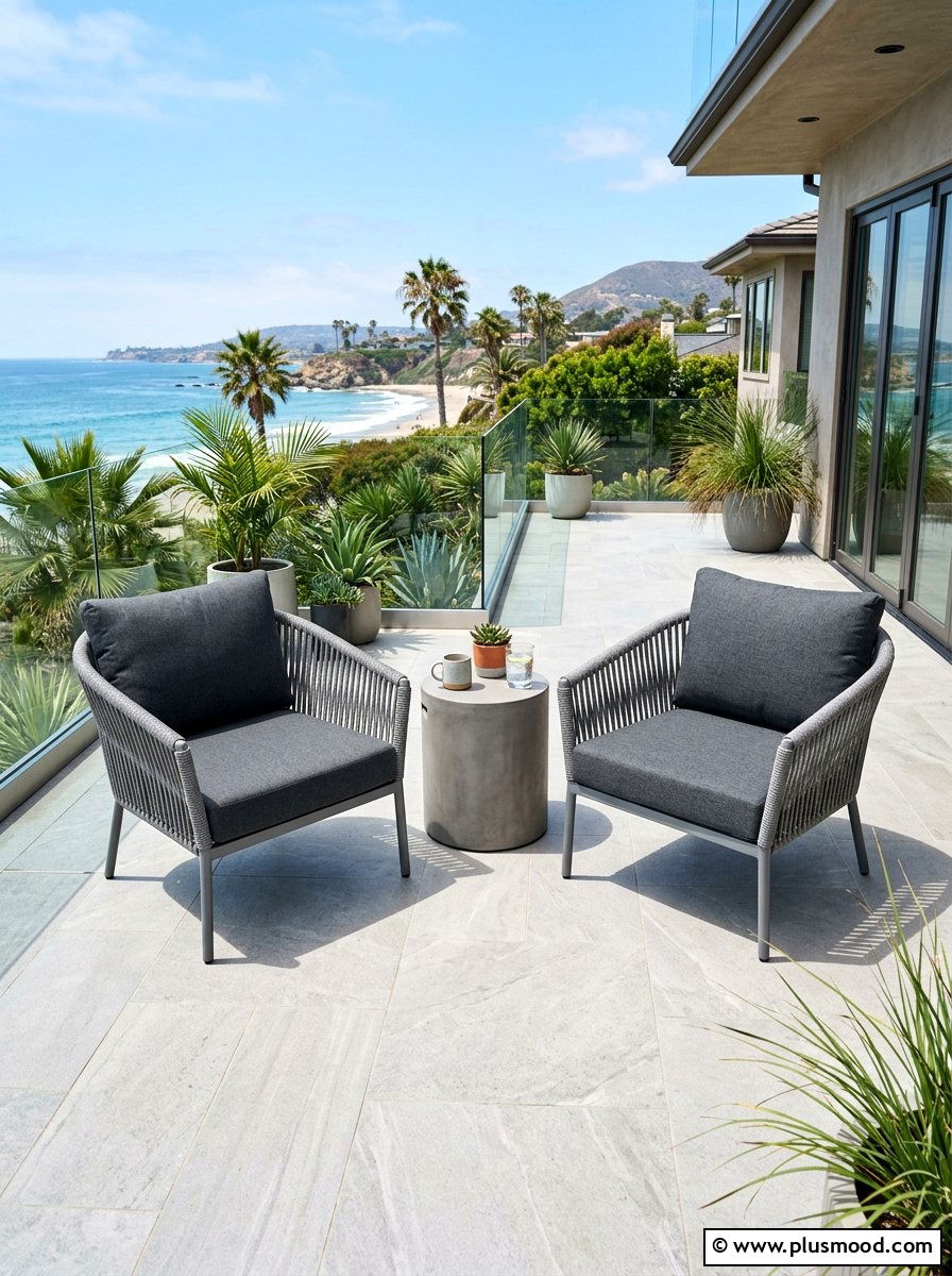 Rope furniture set - 25 summer backyard seating ideas
