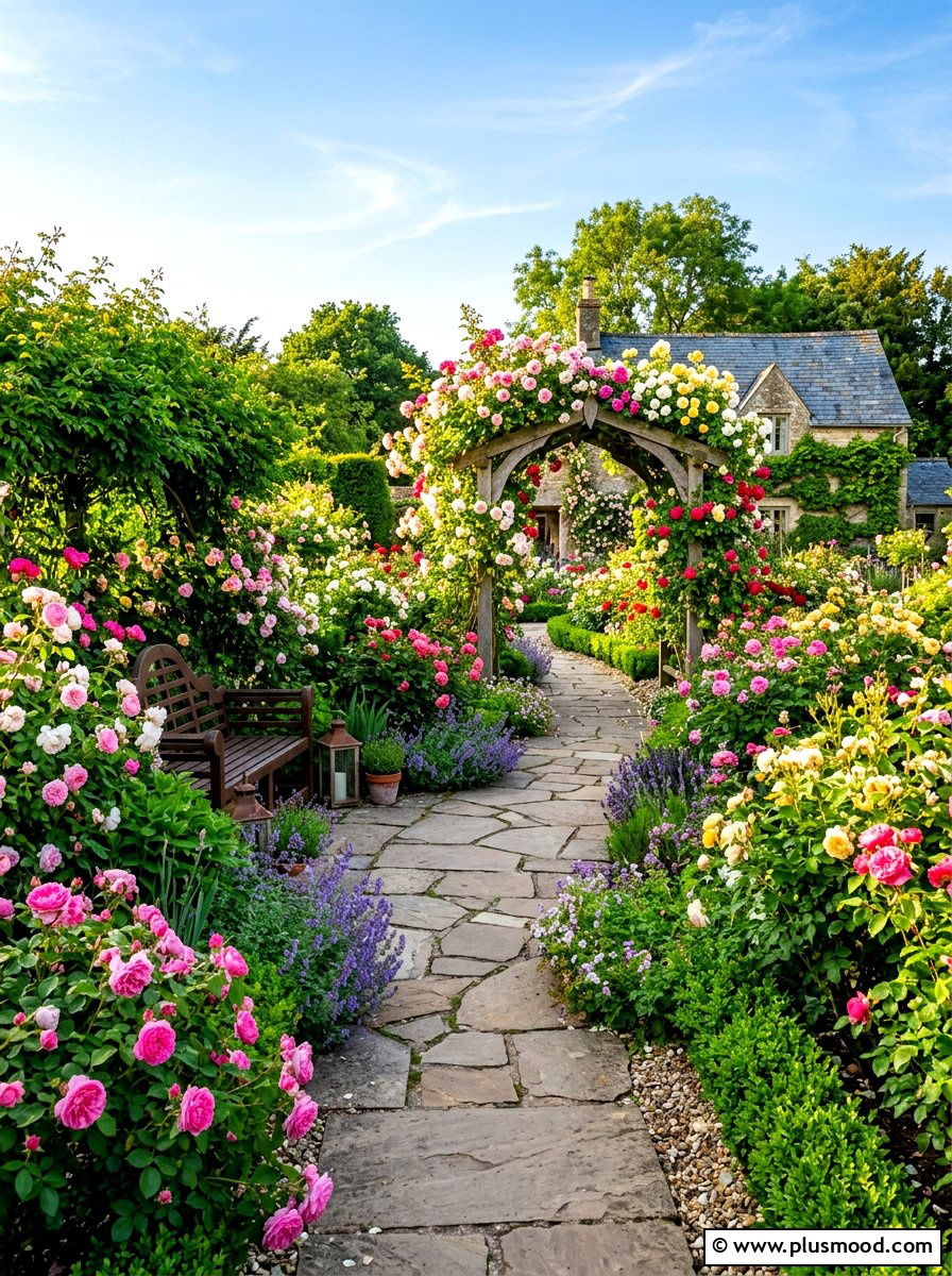 Rose Garden - 25 summer landscaping ideas