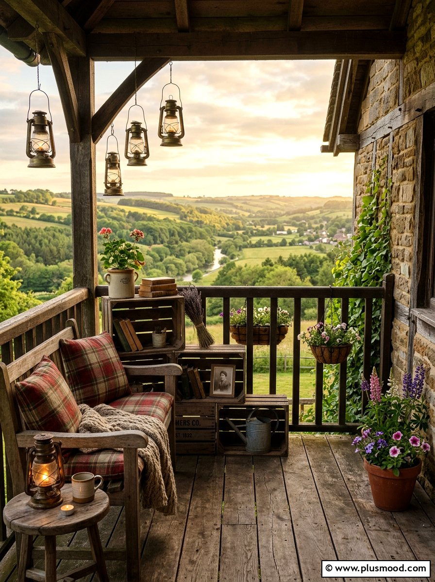Rustic Balcony Decor - 25 summer balcony refresh ideas