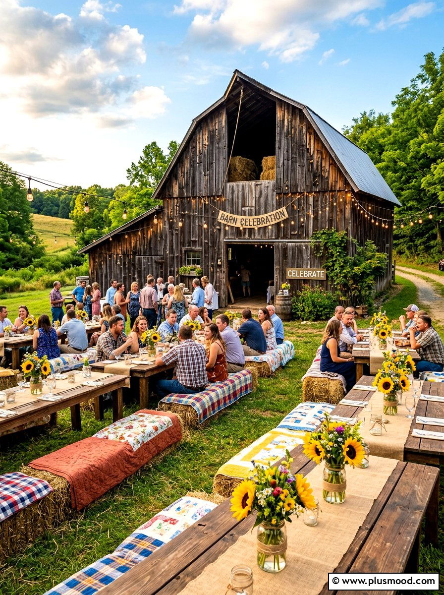 Rustic Barn Celebration - 25 summer outdoor wedding shower ideas
