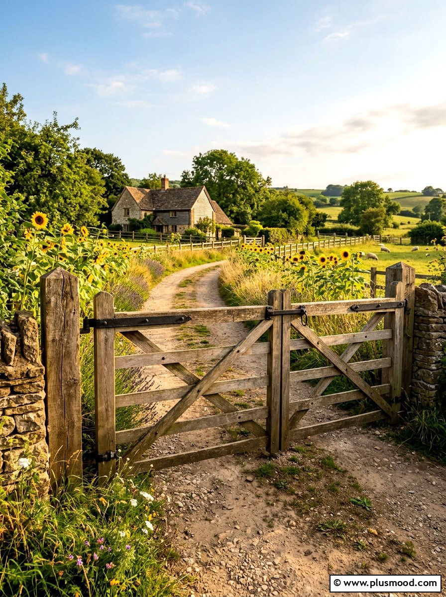 Rustic Farmhouse Gate - 25 summer garden gate ideas