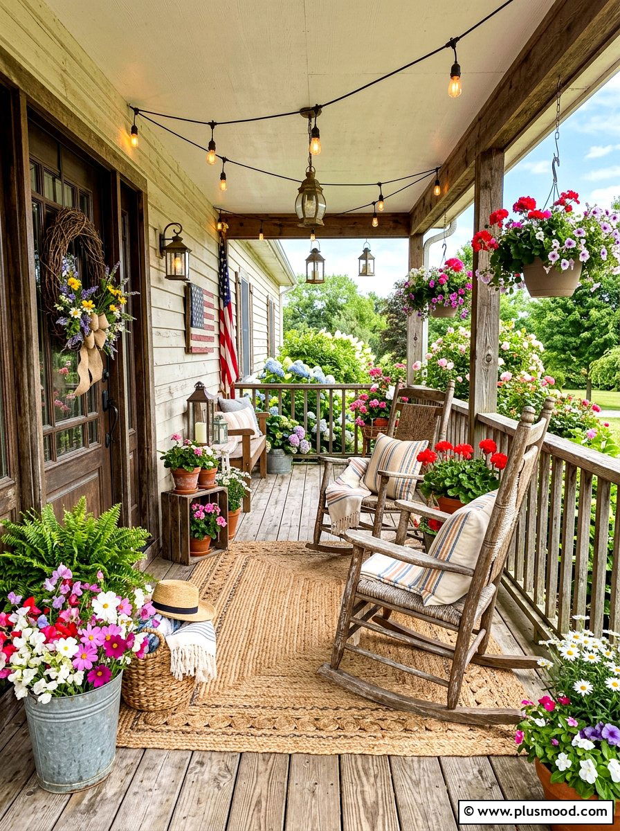 Rustic Front Porch Decor - 25 summer rustic summer decor ideas