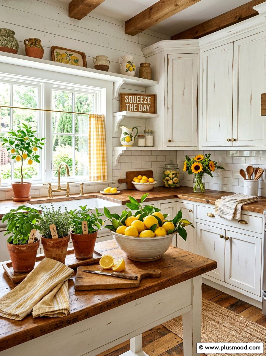 Rustic Lemon Kitchen Decor - 25 summer rustic summer decor ideas
