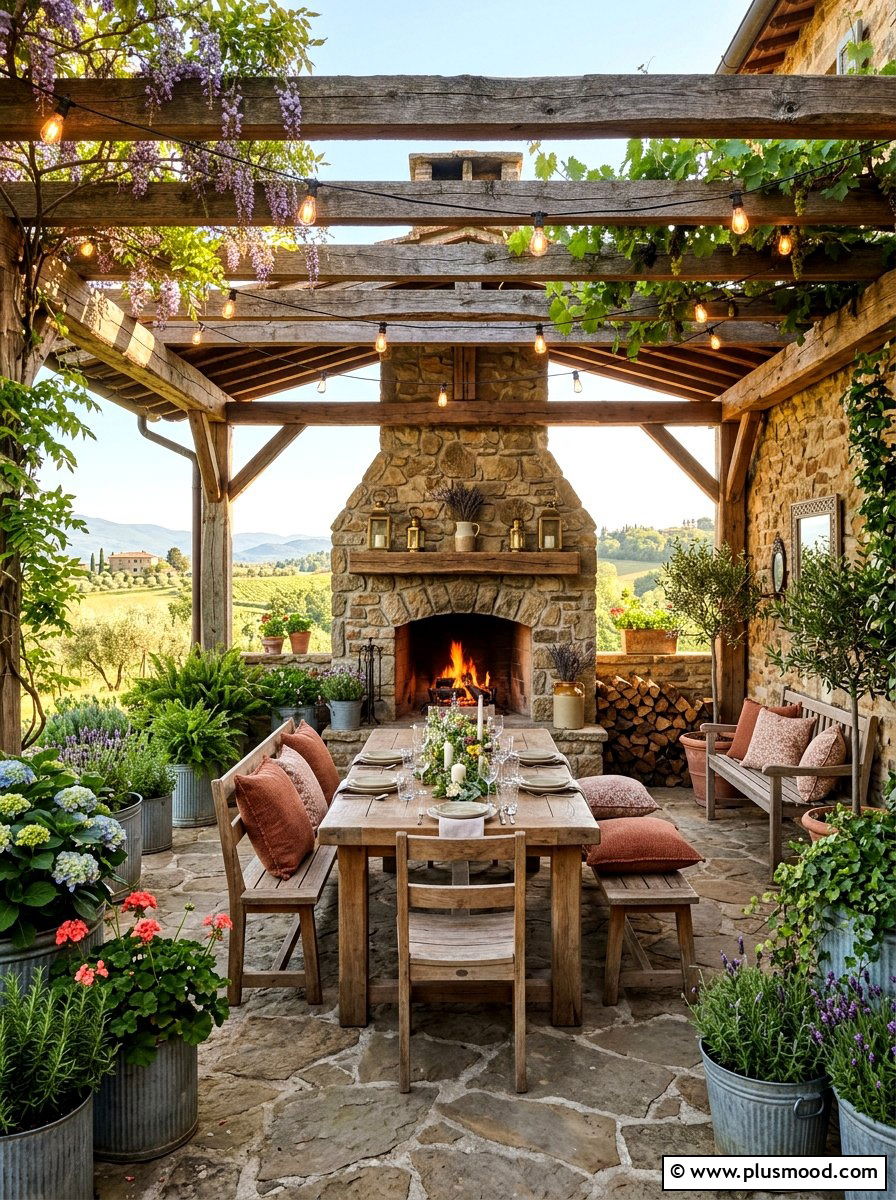 Rustic Patio - 25 summer patio decor ideas