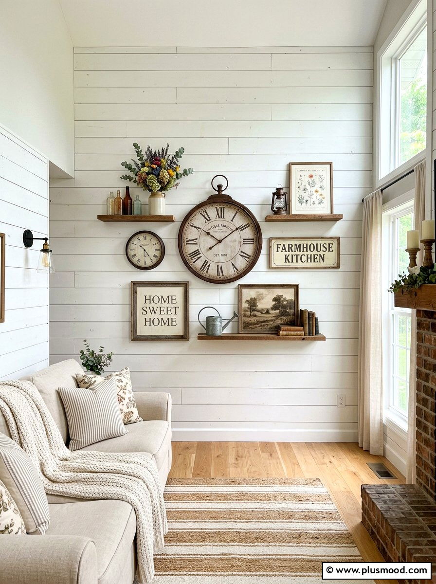 Rustic Shiplap Wall Decor - 25 summer rustic summer decor ideas