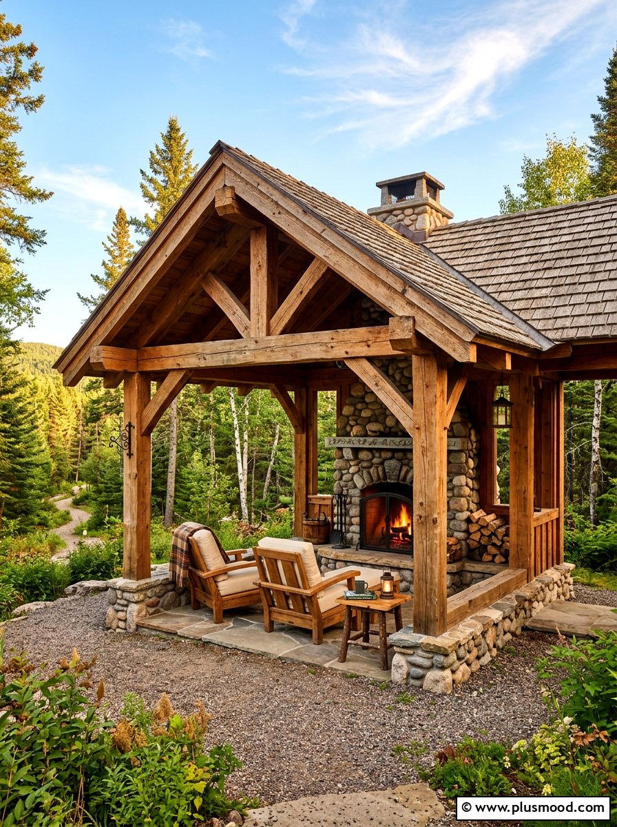 Rustic Wood Cabana - 25 summer cabana ideas