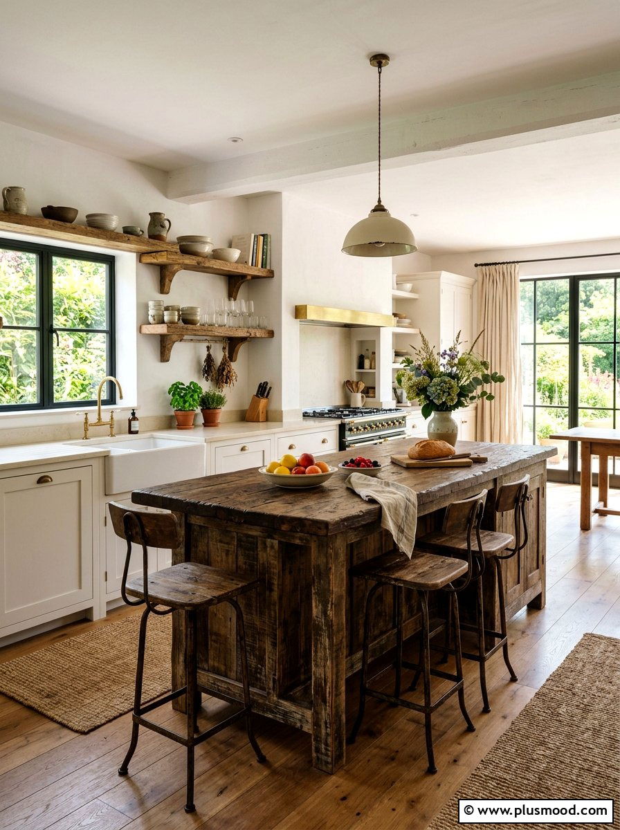 Rustic Wood Elements - 25 best summer kitchen decor ideas