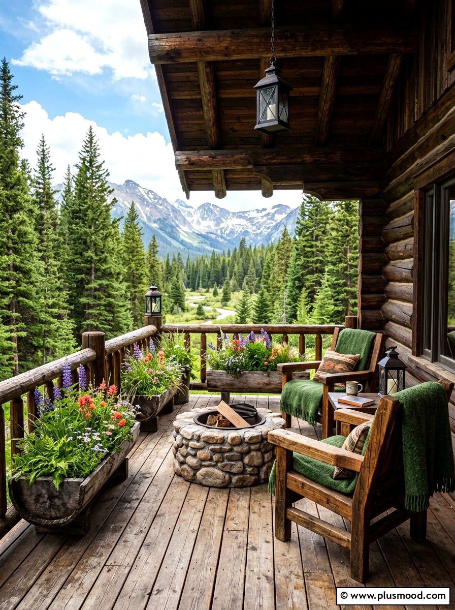 Rustic cabin porch - 25 summer front porch styling ideas