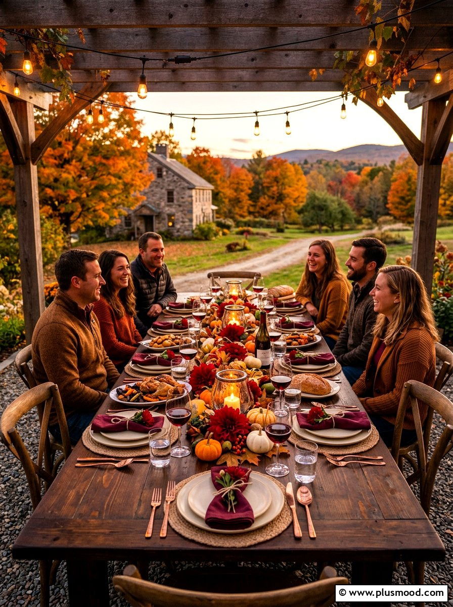 Rustic harvest dinner - 25 late summer party decor ideas